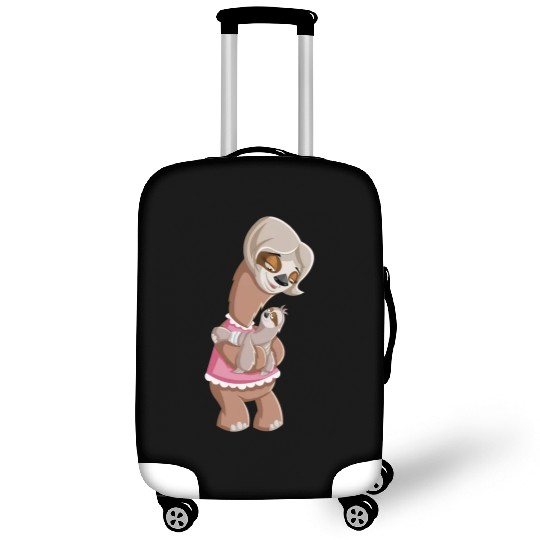Mummy Sloth and Baby Luggage Covers