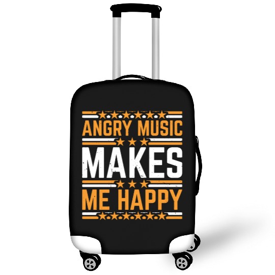 Angry Music Makes Me Happy 7 Luggage Covers
