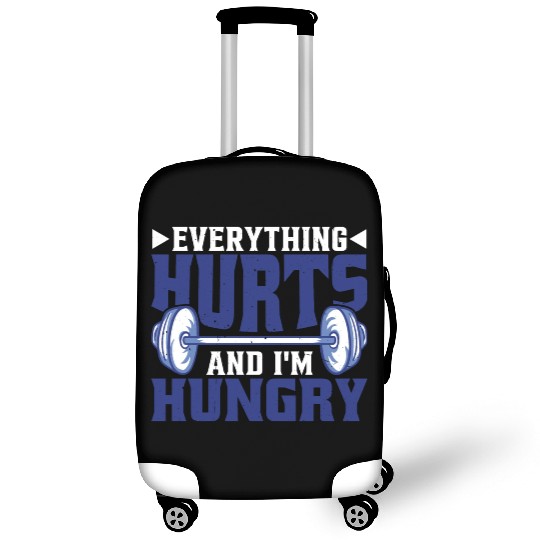Everything Hurts And I'm Hungry 6 Luggage Covers