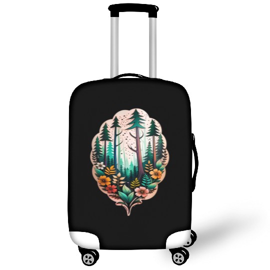nature on skin Luggage Covers