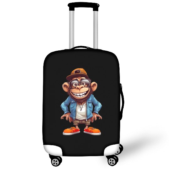 Street Art Monkey Urban Rap Street Monkey Luggage Covers