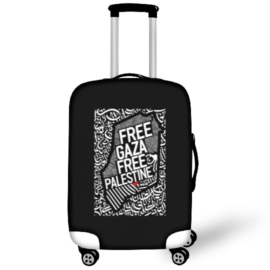 free palestine support palestine Luggage Covers