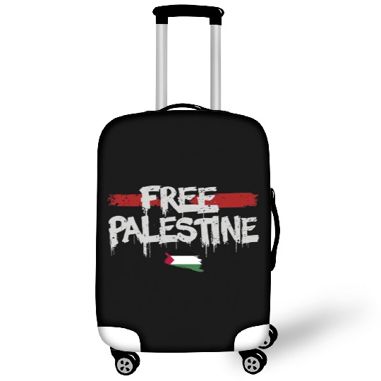 graffiti free palestine Luggage Covers