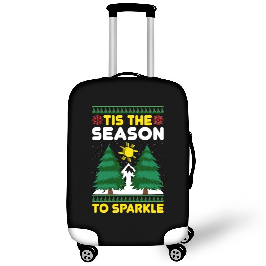 tis the Season to Sparkle Luggage Covers