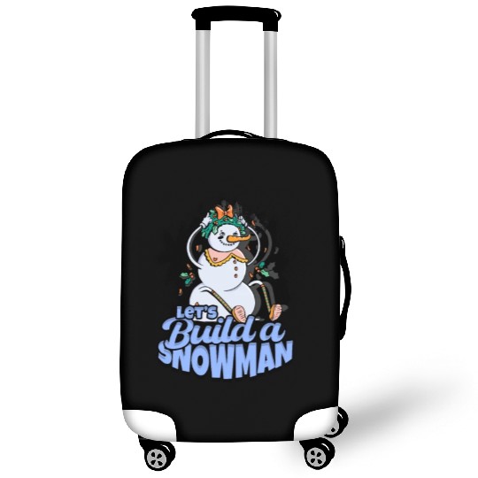 Let's Build a Snowman - Snow Luggage Covers