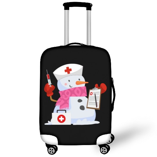 Nurse Snowman Stay Frosty Snow Fan Funny Luggage Covers