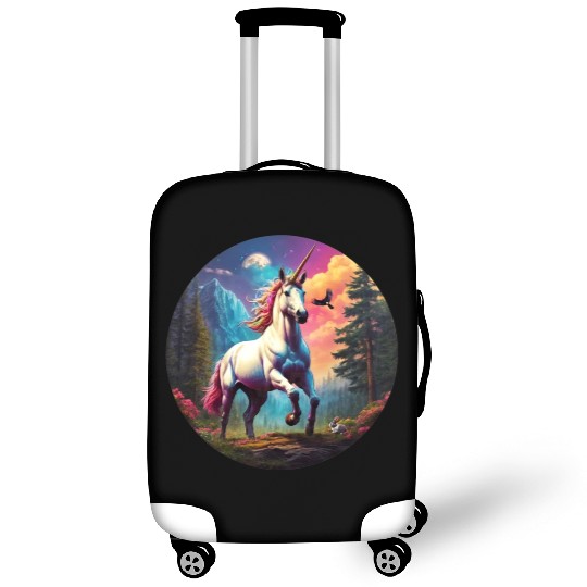 Majestic Rainbow Unicorn Luggage Covers