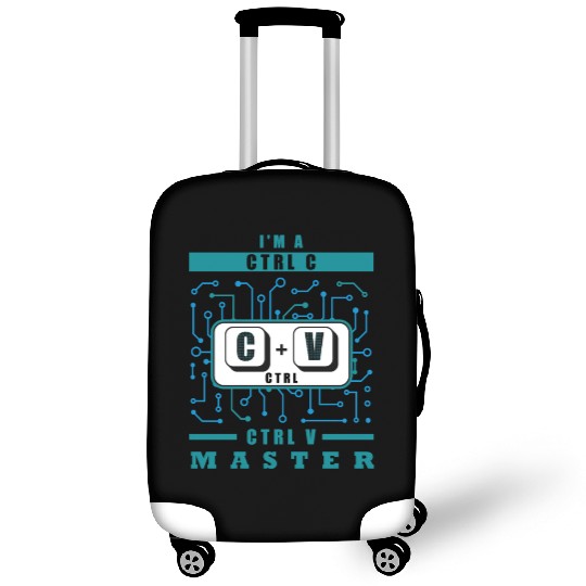 Binary Code Programmer Computer Science Programmin Luggage Covers