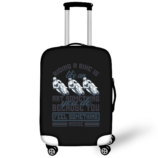 Bikers Club "Riding a Bike Is Like an Art" Luggage Covers
