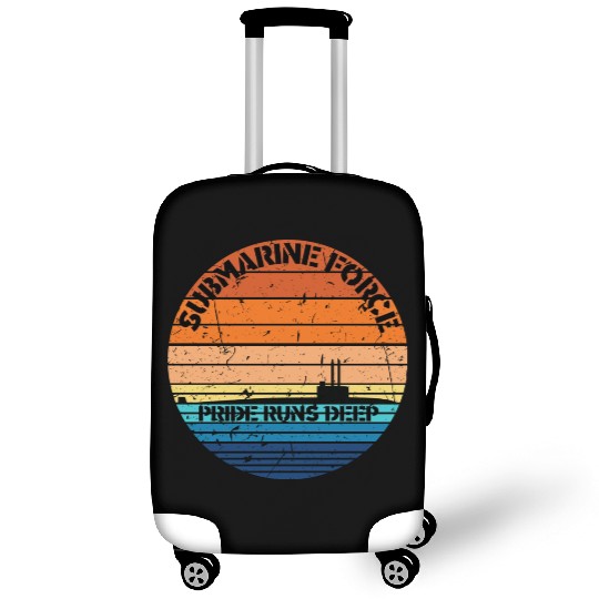 Sunset Navy Submarine Force Pride Runs Deep Luggage Covers