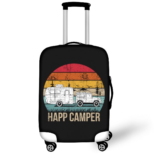 Happy Camper Luggage Covers