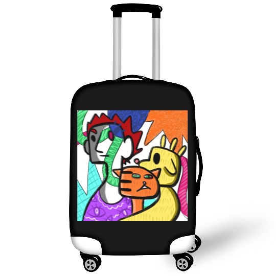 street art bad boy Luggage Covers