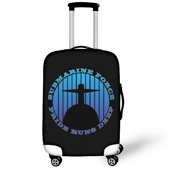 Submarine Force Pride Runs Deep Ocean Blue Luggage Covers