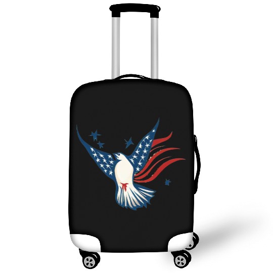Patriotic Bird Luggage Covers