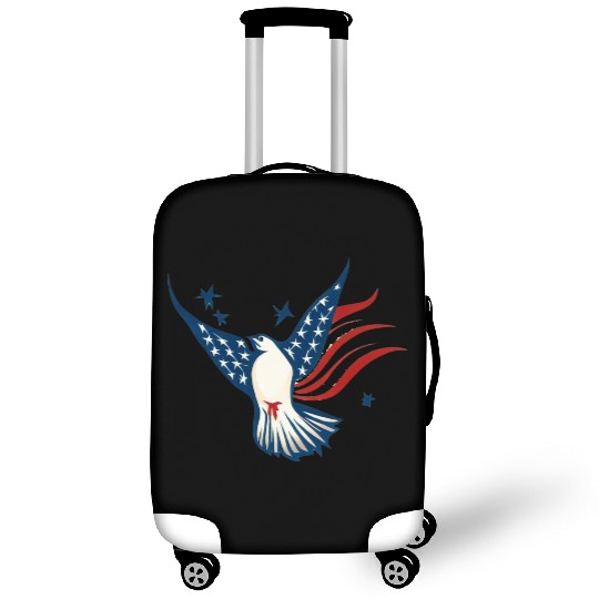Patriotic Bird Luggage Covers