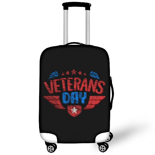 Happy Veteran Day Luggage Covers US Army Veteran