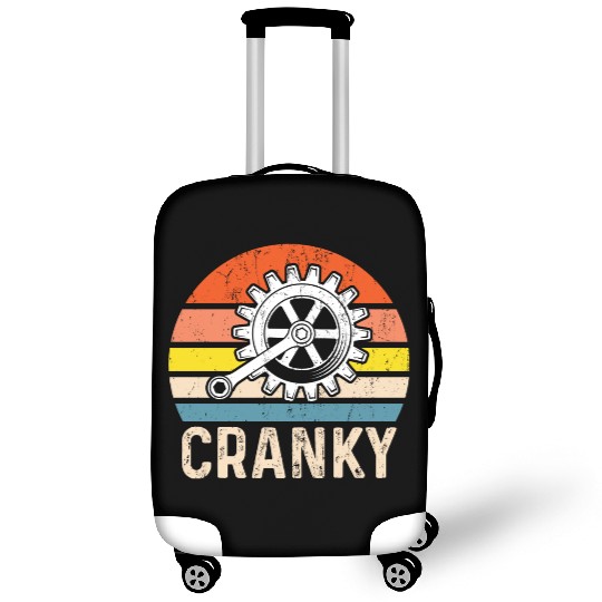 Cranky Vintage Sun funny Bicycle Lovers Luggage Covers