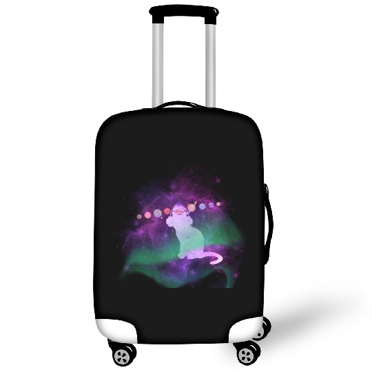 Music Space Cat Luggage Covers