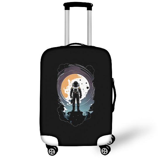 astronauts enter the space dimension Luggage Covers