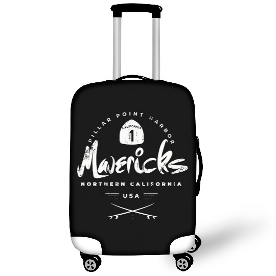 Mavericks Pillar Point California Luggage Covers
