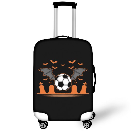 halloween soccer bat Design Luggage Covers
