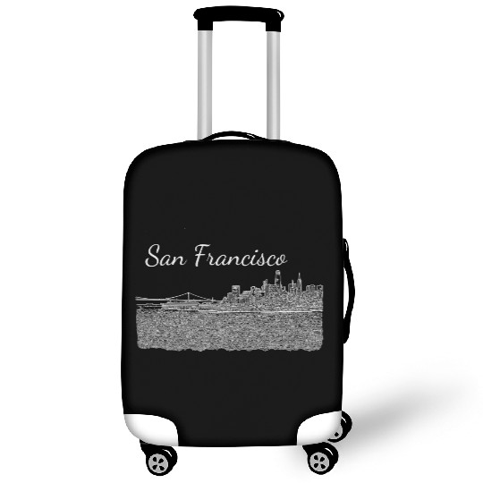 San Francisco - city panorama Luggage Covers