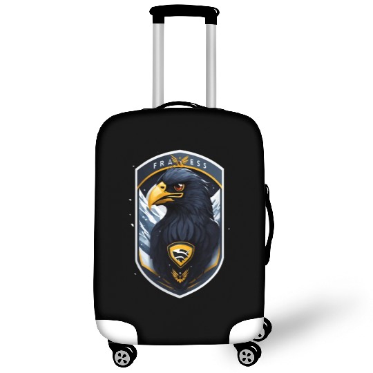 Frost Fury: Ravens of the North - Angry Black Eagl Luggage Covers