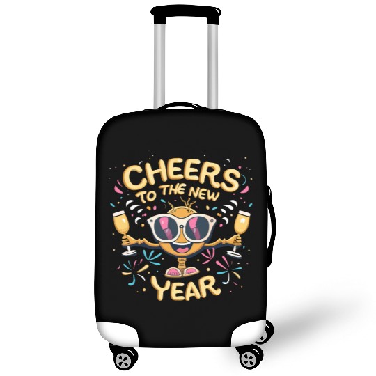 NYE Festive Cheers To The New Year Traditional Luggage Covers