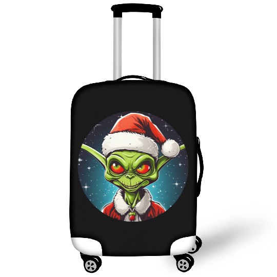 Alien Christmas Luggage Covers