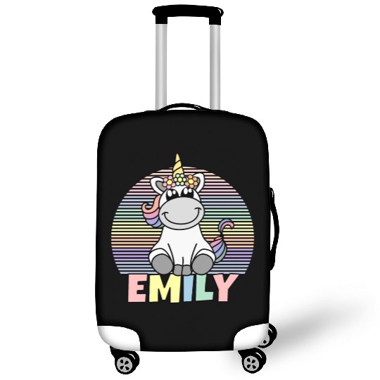 Emily Name Unicorn Luggage Covers