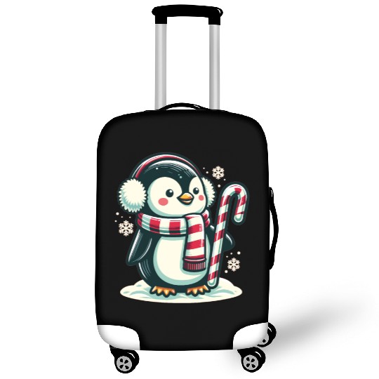 Penguin Christmas Animals Cute Penguins Luggage Covers