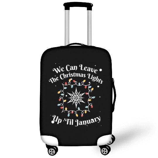 Holiday Cheer Christmas Light Message Luggage Covers