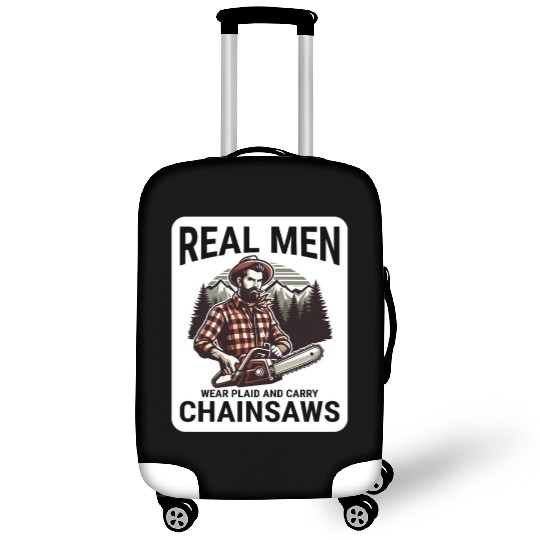 Lumberjack Woodworker Woodcutter Chainsaw Arborist Luggage Covers