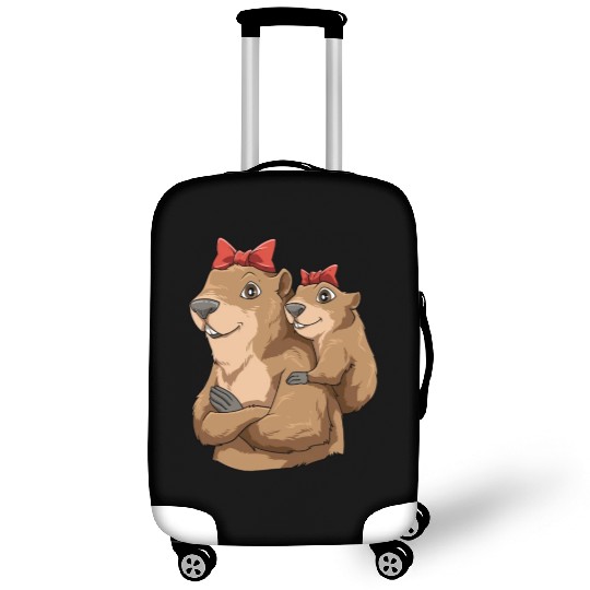 Groundhog Marmot Mom for a Marmot lover groundhog Luggage Covers