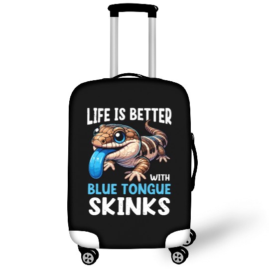 Lizard Collector Reptile Lover Blue Tongue Skink Luggage Covers