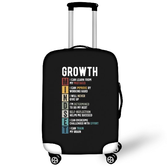 growth mindset Luggage Covers