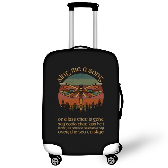 Outlander Theme Sing Me A Song Trees Dragonfly Luggage Covers