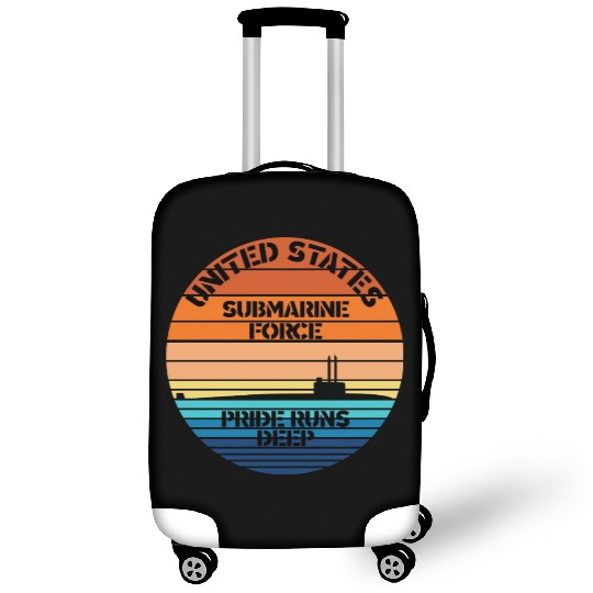 Sunset Us Submarine Force Pride Runs Deep Luggage Covers