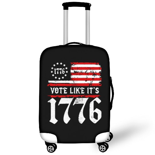 Vote Like It's 1776 Patriotic American Flag Voter Luggage Covers