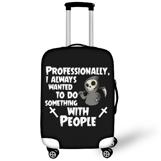 Grim Reaper Funny, Professional With People Luggage Covers