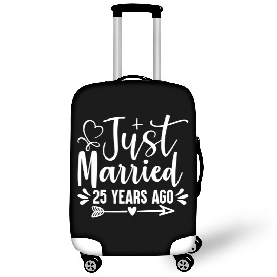 Just Married 25 Years Ago 25Th Wedding Anniversary Luggage Covers