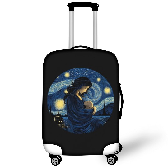 Breastfeeding Starry Night Luggage Covers Motherhood