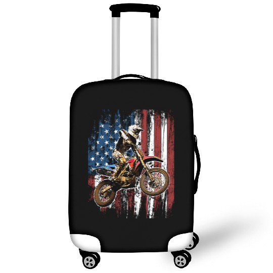 Dirt Bike Racing Motocross Racing S Luggage Covers