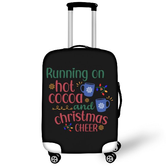 Running On Hot Cocoa And Christmas Cheer Luggage Covers