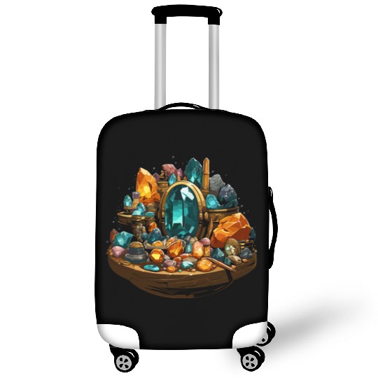 Lapidary Artist Gemstone Stone Collecting Stone Luggage Covers