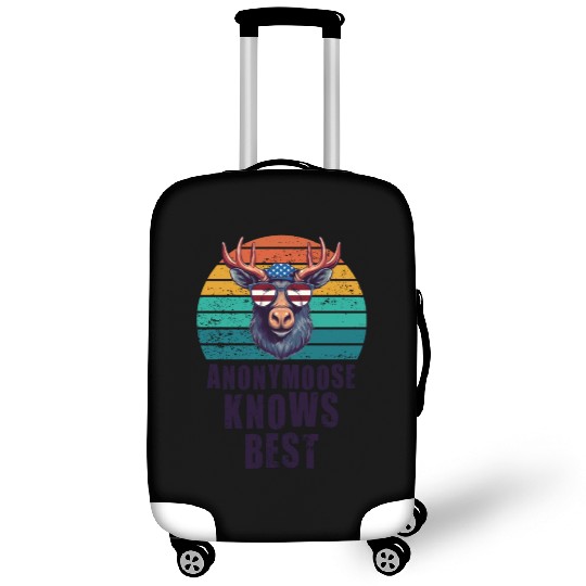 Anonymoose Knows Best Cool Moose Luggage Covers