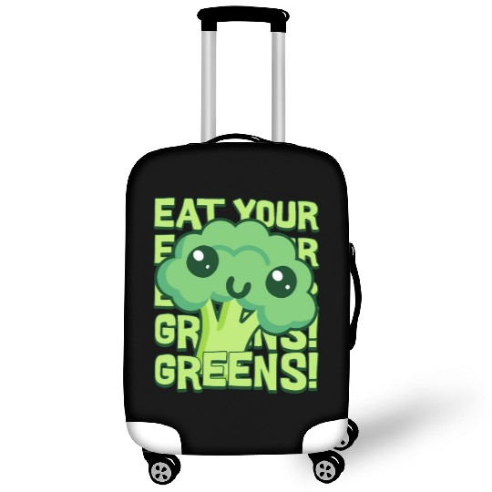 Eat Your Greens! Kawaii Broccoli Luggage Covers