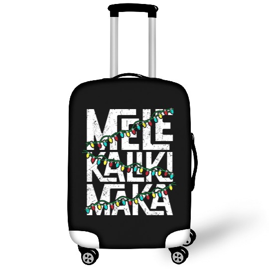 Mele Kalikimaka Hawaiian Christmas Holidays Themed Luggage Covers