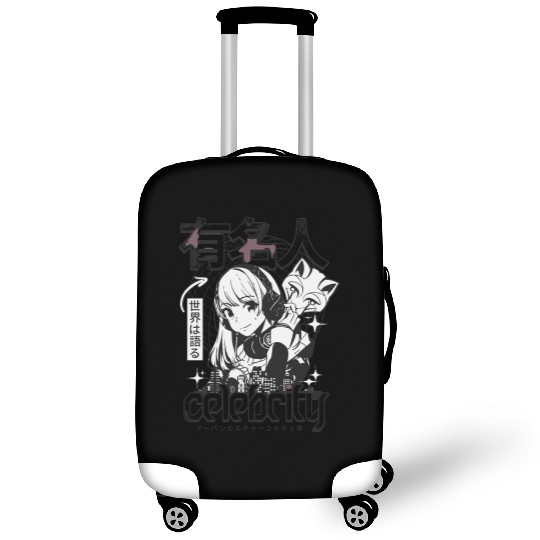 Anime Celebrity Girl Japanese Cyber Streetwear Luggage Covers