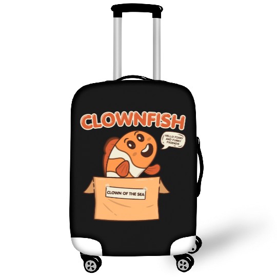 Clownfish Clown Of Sea Funny Fish Cute Coral Reef Luggage Covers